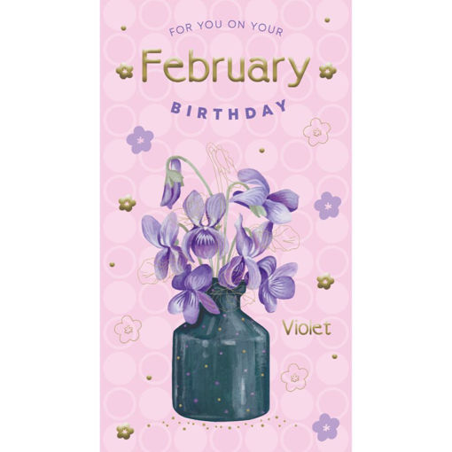 Picture of FEBRUARY BIRTHDAY CARD